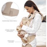 Kinderkraft nosiljka Huggy Bizuu, dune whisper | shoptok.hr