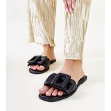 Gemre Black flip-flops with a buckle Ganema | shoptok.hr