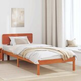  Krevetna konstrukcija s uzglavljem Vosak smeđa 80 x 200 cm | shoptok.hr