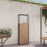 vidaXL Stalak za drva za ogrjev mat crni 80x28x222 cm čelični Cijene