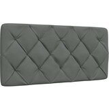 vidaXL Vzglavna stranica temno siva 100 cm blago Cene