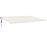 Tenda na uvlačenje krem 5 x 3 m od tkanine i aluminija Slike