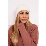 Kesi Cap with fleece Karolina K243 ecru Cene