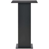 vidaXL Barska miza 60x60x110 cm črna | Shoptok.si