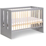 Klups krevet s ogradom PAULINE 120x60, sivi | shoptok.hr