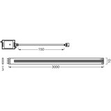 Osram LED prigušiva traka SMART+ COB 3m LED/14W/230V 2700-6500K Wi-Fi | Eponuda.com