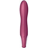 Satisfyer Hot Spot - vibrator G-točke na baterije, grijanje (crveni) | shoptok.hr