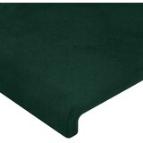  Uzglavlje tamnozeleno 80 x 5 x 78/88 cm baršunasto | shoptok.hr