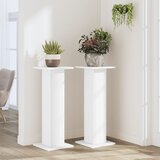  Stalci za biljke 2 kom bijeli 30 x 30 x 80 cm konstruirano drvo | Eponuda.ba