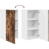 vidaXL Stenska kuhinjska omarica z vrati Dimljeni oreh 40 x 31 x 80 cm | Shoptok.si