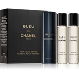 Chanel Bleu de parfem + zamjensko punjenje za muškarce 3x20 ml | shoptok.hr