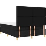  Postelja z vzmetnico z vzmetnico Črna 160 x 200 cm blago, (5000023033) | Shoptok.si