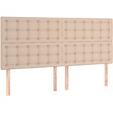  s oprugama i madrac cappuccino 160x200cm od umjetne kože | shoptok.hr