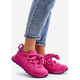 ARTIKER Boto Suede Women Sneakers With Thick Laces Fuchsia | Shoptok.si