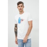 United Colors Of Benetton Bombažna kratka majica bela barva | Shoptok.si