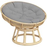  Okrugli jastuk sivi Ø 100 x 11 cm od tkanine Oxford | shoptok.hr