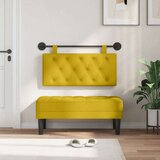  Držeće uzglavlje Zidne Žuta 100 x 55 x 7 cm Baršun - Žuta 90 cm bez LED | shoptok.hr