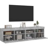  Zidni TV ormarići LED 2 kom boja betona 80x30x40 cm | shoptok.hr