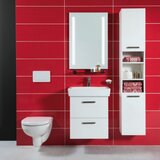 Jika H8103820001041 Lyra Plus Viva 60 x 45 cm pravokotni vgradni keramični umivalnik z odprtino za armaturo | Shoptok.si