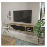 Hanah home tv polica ibarra black oud oak | ePonuda.com