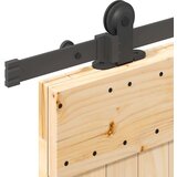 vidaXL Klizna vrata s priborom za montažu 80 x 210 cm masivna borovina | shoptok.hr
