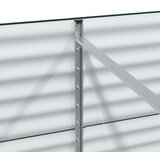 vidaXL Vrtna dvignjena postelja Zelena Pocinkano jeklo 320 x 80 x 81 cm | Shoptok.si