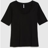 Marisse Black Cotton T-Shirt | shoptok.hr