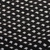  Pamučni pokrivač na kvadratiće 125 x 150 cm crni | shoptok.hr