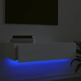 TV ormarić s LED svjetlima bijeli 60 x 35 x 15,5 cm | shoptok.hr