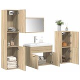 vidaXL Kopalniška garnitura 5-delna sonoma hrast inženirski les, (22013371) | Shoptok.si