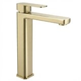 REA Bath Visoka umivaonička miješalica Rea Arlo Brush Gold | shoptok.hr