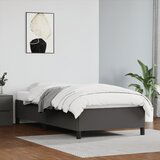 Maison Chic Posteljni okvir - Enojna postelja - Postelja za odrasle siv 90x190 cm umetno usnje-J8986, (21767301) | Shoptok.si
