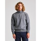Slam Puloverji Seawool Half-Zip Siva Cene