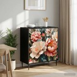  Kreveta BORNE Crni hrast 69 x 33 x 76 cm Konstruirano drvo | shoptok.hr