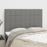  Uzglavlje tamno sivo 144x5x118/128 cm tkanina Cijene