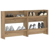  Ormar za cipele Zidne 2 pcs Umjetnički hrast 60 x 18 x 60 cm | Eponuda.ba