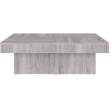  Stolić za kavu boja sivog hrasta 90x90x28 cm konstruirano drvo | shoptok.hr