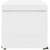  Stolica Bela 81 x 41 x 40 cm Umetno Usnje in Umetno Leseno, (5000302386) | Shoptok.si
