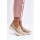 EVENTO PE1 Beige Women's Cut-out Shoes Emilei | Shoptok.si