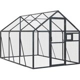  Kavez za ptice antracit 1,79x3x1,85 m aluminijski | shoptok.hr