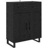 Kreveta Crni hrast 69,5 x 34 x 90 cm Konstruirano drvo Slike