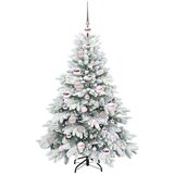 vidaXL Umestno božično drevo med 150 LED Zelena 120 cm PE in PVC | Shoptok.si