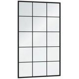 Zidno ogledalo crno 100 x 60 cm metalno | Eponuda.ba