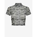 Only Cream-Black Women's Patterned Top Llamas - Women | ePonuda.com