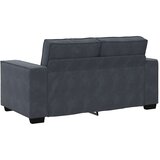  Dvosjed Sofa Tamno siva 160x78x84 cm Baršun | shoptok.hr