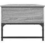  Stolić za kavu siva boja hrasta 100x50x40 cm od drva i metala | Eponuda.ba