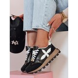 DStreet Sportowe sneakersy damskie FLEXIMOT czarne | Shoptok.si
