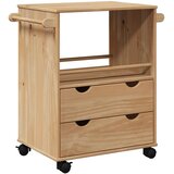  Kuhinjska kolica OTTA 59 x 45 x 80 cm od masivne borovine | shoptok.hr