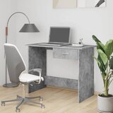Maison Chic Pisalna miza - pisarniška miza - Računalniška miza betonsko siva 100x50x76 cm iverna plošča, (21785159) | Shoptok.si