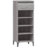 Maison Chic Regal za čevlje - Polica za čevlje siva sonoma 40x36x105 cm inženirski les, (21778116) | Shoptok.si